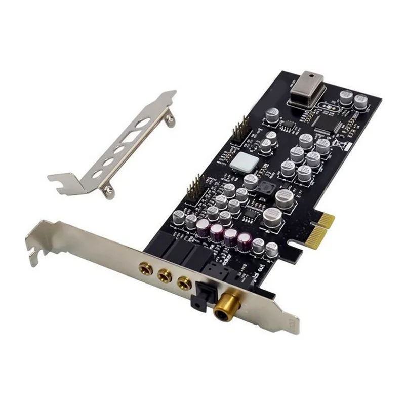 PCIe X1 CM8828 7.1CH E-Sports Video Прямая трансляция без потерь Dts Звуковая карта Волоконно-оптический коаксиальный модуль звуковой карты
PCIe X1 CM8828 7.1CH E-Sports Video Прямая трансляция без потерь Dts Звуковая карта Волоконно-оптический коаксиальный модуль звуковой карты