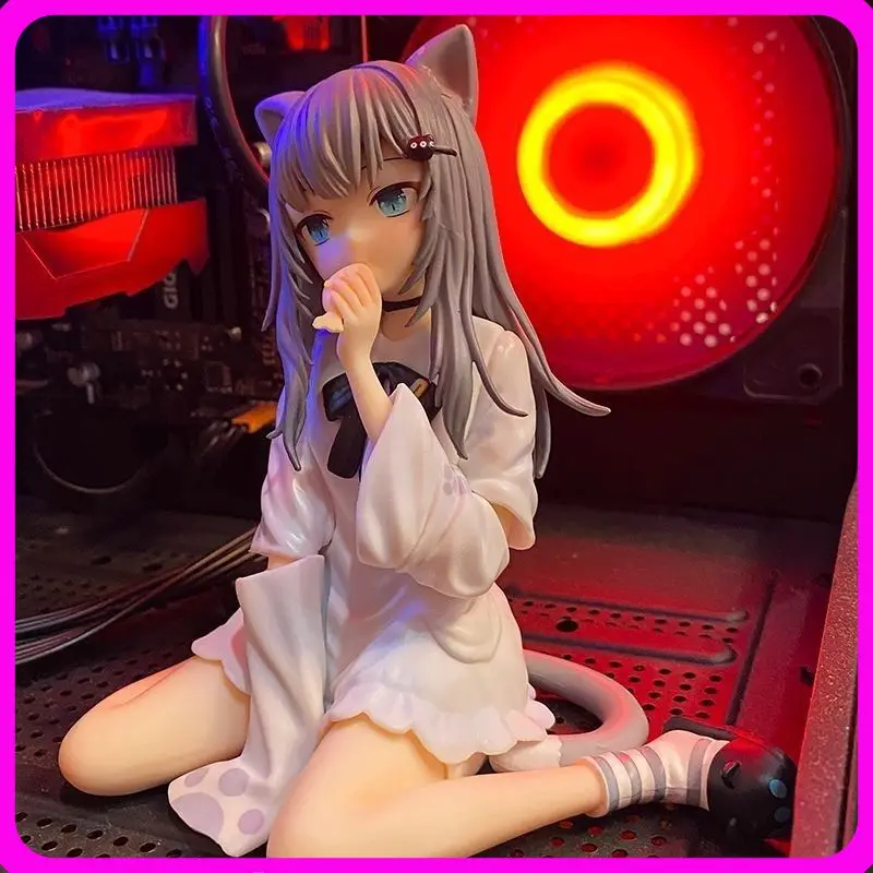 Kanjou Cat Original Art Nekomimi Girl Figure Cute Sitting Pose Anime Beautiful Girl Model Trendy Toy Desktop Ornament Collectibl
Kanjou Cat Original Art Nekomimi Girl Figure Cute Sitting Pose Anime Beautiful Girl Model Trendy Toy Desktop Ornament Collectibl