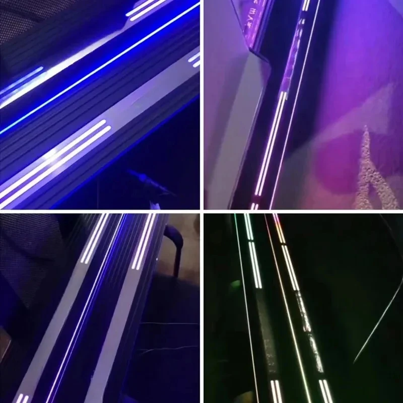High Quality Waterproof Automatic Side Steps with Dual Lights Fit F150 F250 F350 2021-2025
High Quality Waterproof Automatic Side Steps with Dual Lights Fit F150 F250 F350 2021-2025