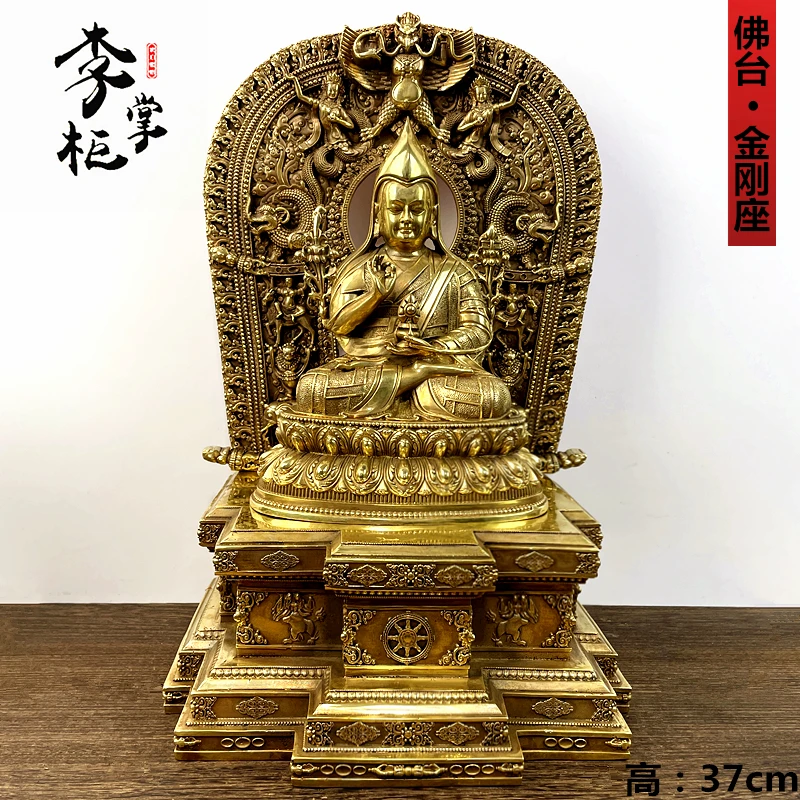 Nepalese Esoteric Tibetan Thickened Large Pure Copper Buddha Statue Diamond Seat Buddha Platform Sumeru Seat Buddha Niche Precis
Nepalese Esoteric Tibetan Thickened Large Pure Copper Buddha Statue Diamond Seat Buddha Platform Sumeru Seat Buddha Niche Precis