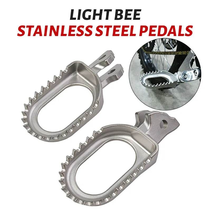 Motorcycles Stainless Steel Foot Pedal for Surron Pegs Light Bee X Modified Pedals FootPegs Off-road Electric Bikes Accessories
Motorcycles Stainless Steel Foot Pedal for Surron Pegs Light Bee X Modified Pedals FootPegs Off-road Electric Bikes Accessories