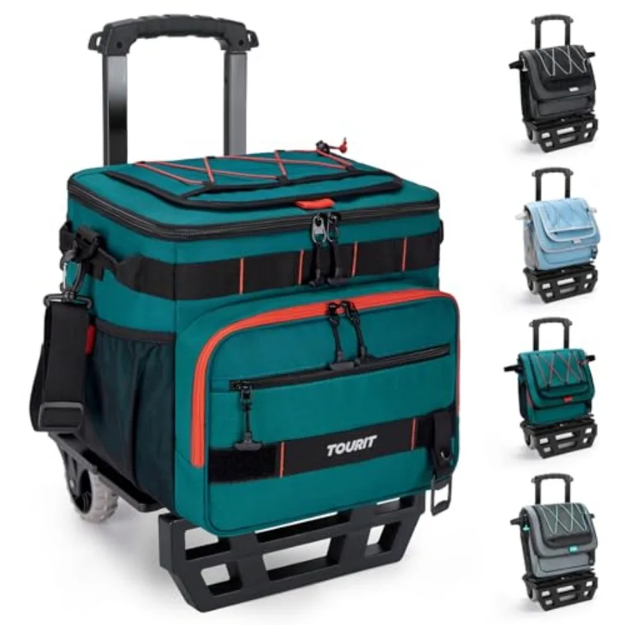 Collapsible Cooler with Wheels, Insulated Rolling Cooler with All-Terrain Cart, Waterproof Soft Sided Cooler Bag for Beach, Pic
Collapsible Cooler with Wheels, Insulated Rolling Cooler with All-Terrain Cart, Waterproof Soft Sided Cooler Bag for Beach, Pic