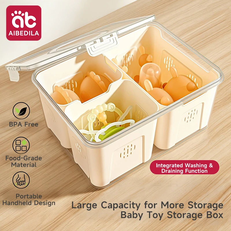 AIBEDILA Baby Pacifier Teether Storage Box Food Grade PP Portable Dustproof Soother Case for Infant Toddler
AIBEDILA Baby Pacifier Teether Storage Box Food Grade PP Portable Dustproof Soother Case for Infant Toddler