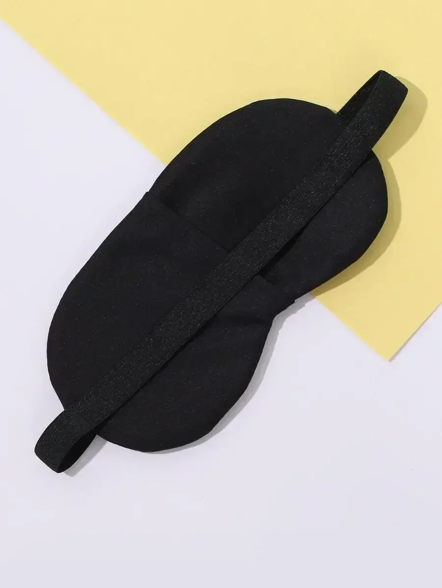 Black Polyester Sleep Eye Mask For Home Travel Office
Black Polyester Sleep Eye Mask For Home Travel Office