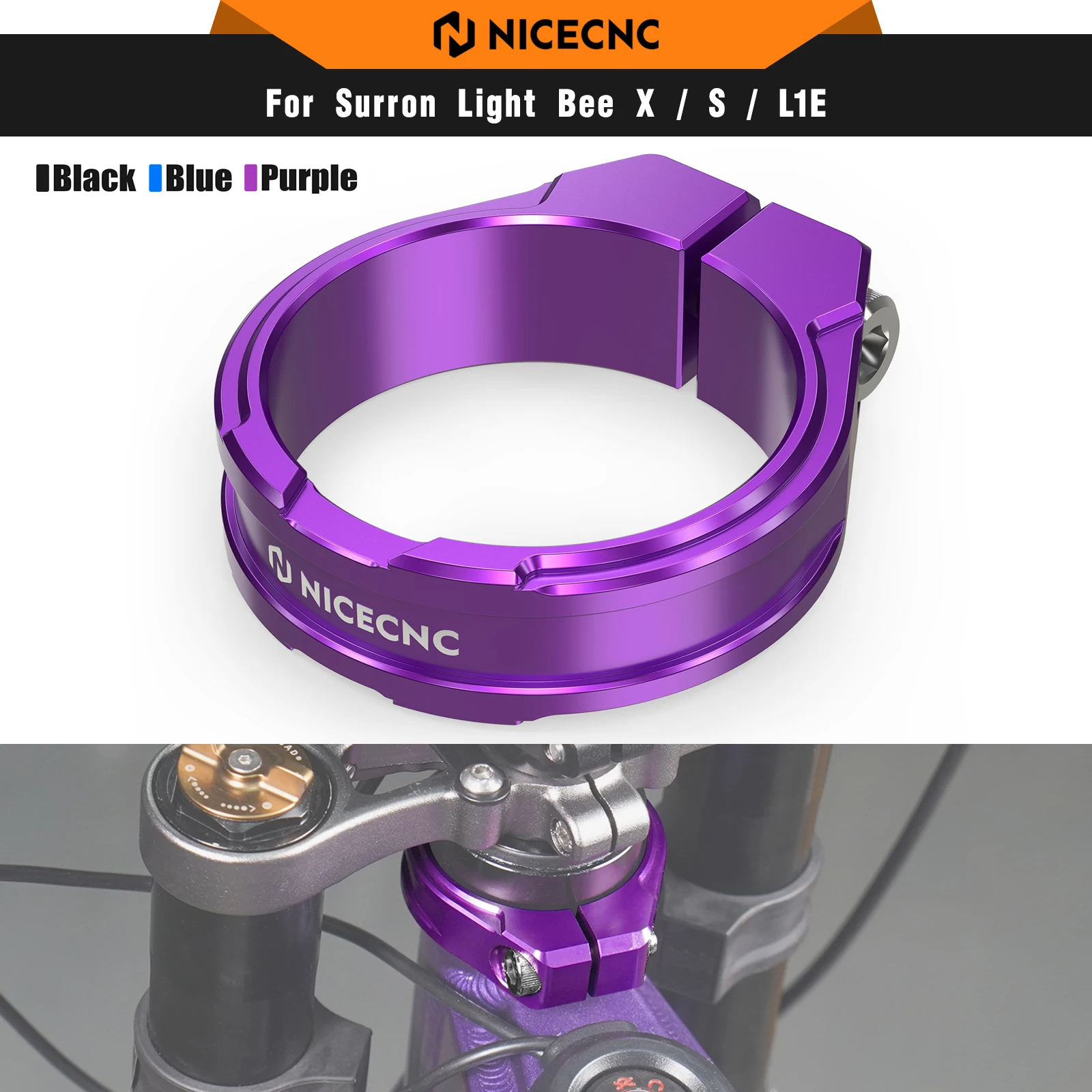 NICECNC For Surron Light Bee X S L1E Electric Dirt Bike Reinforced Aluminum Head Tube Frame Brace For Segway X160 X260 2024 2025
NICECNC For Surron Light Bee X S L1E Electric Dirt Bike Reinforced Aluminum Head Tube Frame Brace For Segway X160 X260 2024 2025