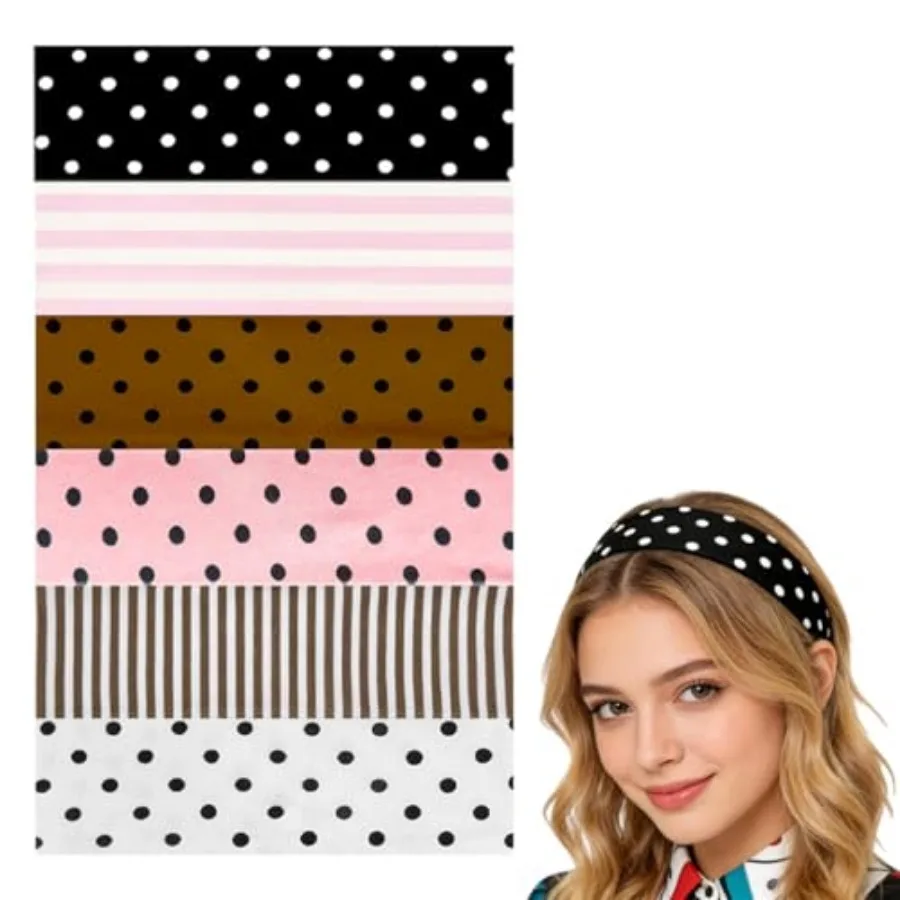 Polka Dot Headband for Women 6 Pcs Elastic Headbands Womens Headbands for Exercise Yoga Fashion Headband
Polka Dot Headband for Women 6 Pcs Elastic Headbands Womens Headbands for Exercise Yoga Fashion Headband