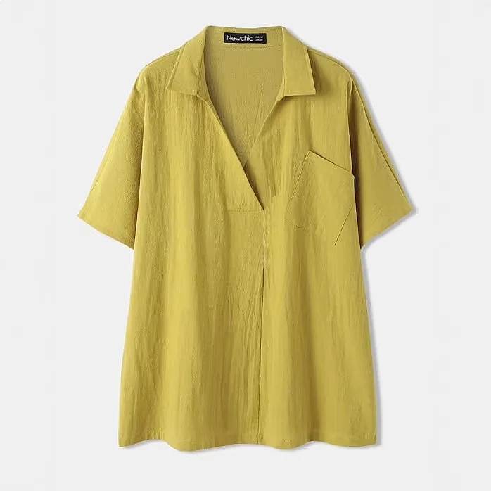 Spring Summer Cotton Linen V Neck Blouse Top Shirts for Women Casual Tee Tops
Spring Summer Cotton Linen V Neck Blouse Top Shirts for Women Casual Tee Tops