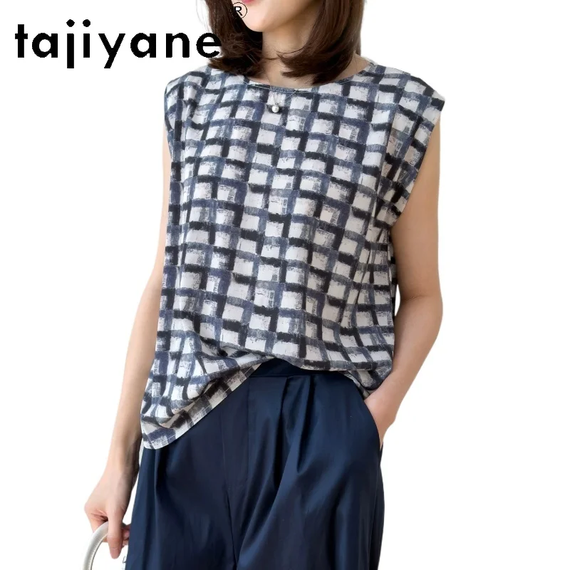 TAJIYANE 93% Natural Mulberry Silk T Shirt Women Fashion Plaid T Shirts Raglan Sleeve Summer Tops Woman Clothes 2026 кроп топ
TAJIYANE 93% Natural Mulberry Silk T Shirt Women Fashion Plaid T Shirts Raglan Sleeve Summer Tops Woman Clothes 2026 кроп топ