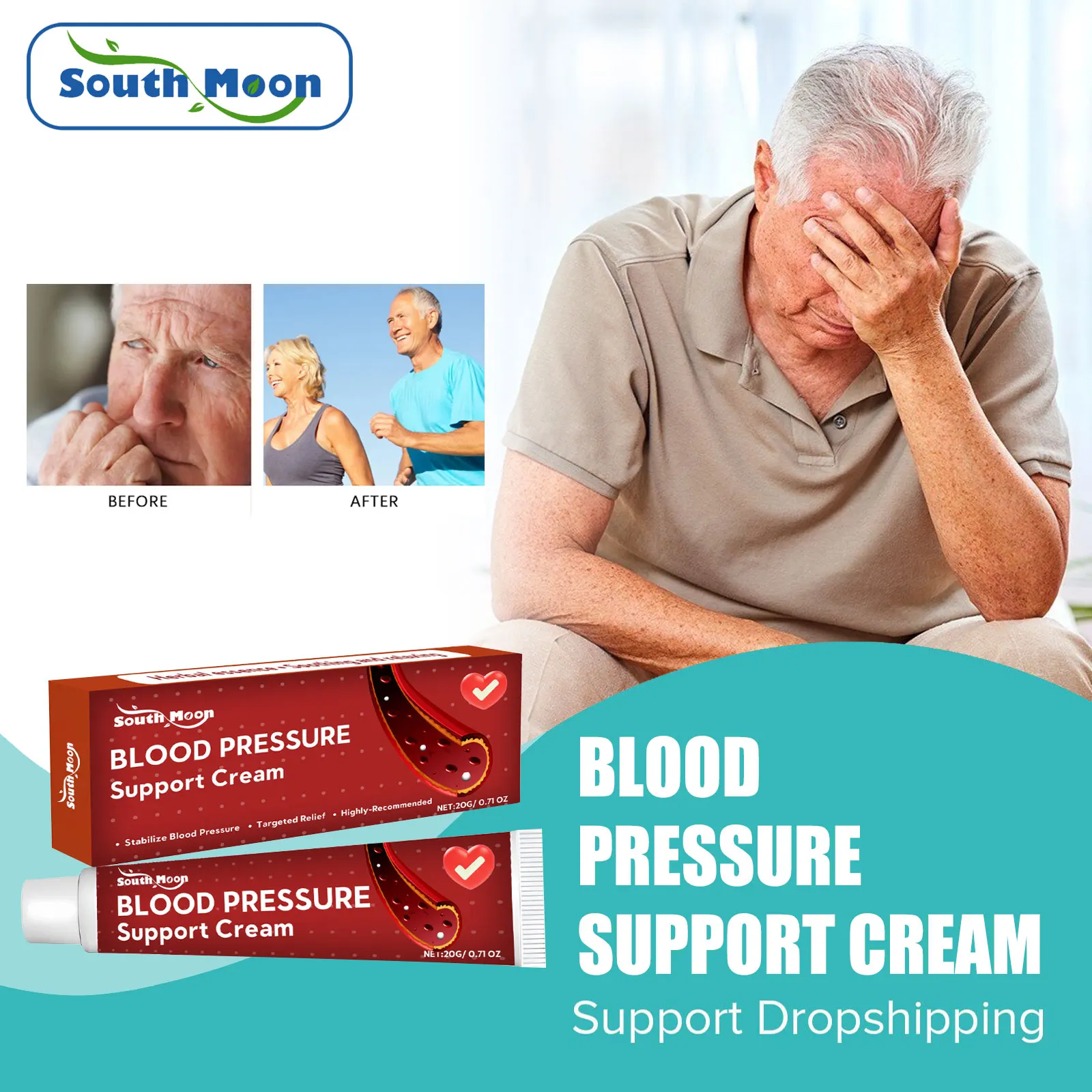 Hypertension Ointment Stabilizes Blood Sugar Level Control High Blood Pressure Relief Body Discomfort Headache Diabetes Cream
Hypertension Ointment Stabilizes Blood Sugar Level Control High Blood Pressure Relief Body Discomfort Headache Diabetes Cream