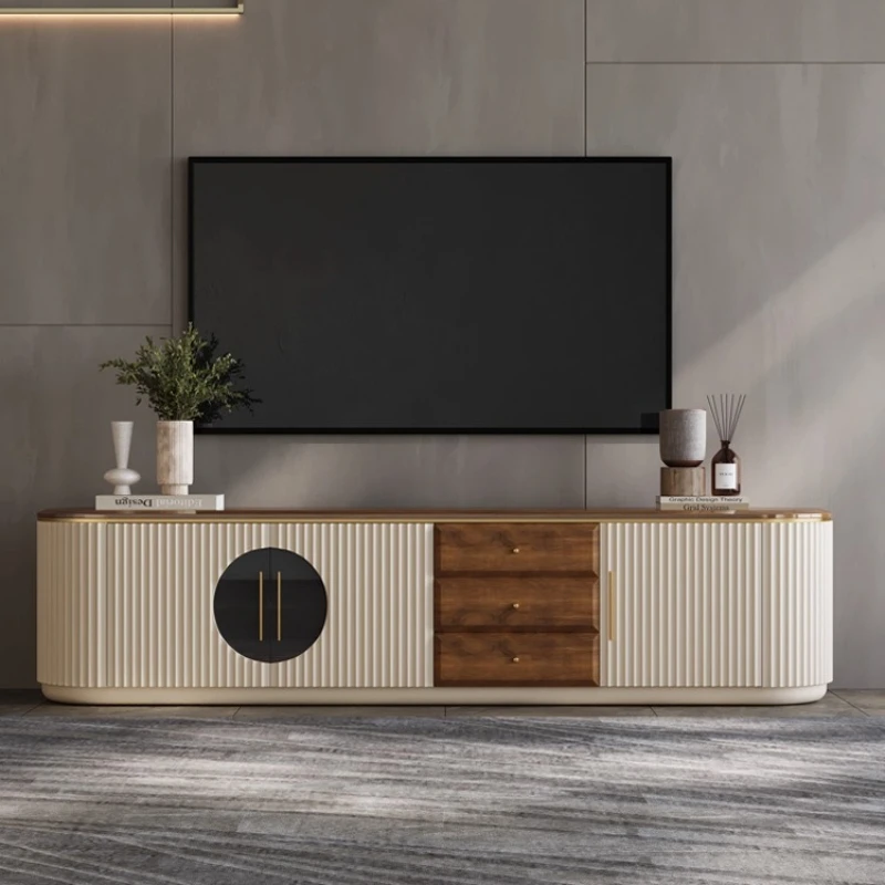 High-end Light Luxury Solid Wood TV Cabinet Coffee Table Combination Modern Simple Living Room Mueble Para Tv Home Furniture
High-end Light Luxury Solid Wood TV Cabinet Coffee Table Combination Modern Simple Living Room Mueble Para Tv Home Furniture
