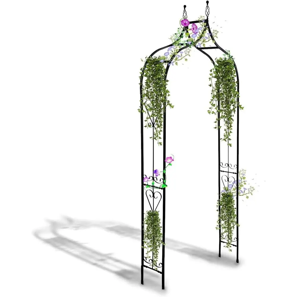 Garden Arch Trellis 14.2" L x 46.5" W x 98.4" H, Black Iron Arbor, Courtyard Arbor Trellis or Various ClimPlants Rose, Outdoor A
Garden Arch Trellis 14.2" L x 46.5" W x 98.4" H, Black Iron Arbor, Courtyard Arbor Trellis or Various ClimPlants Rose, Outdoor A