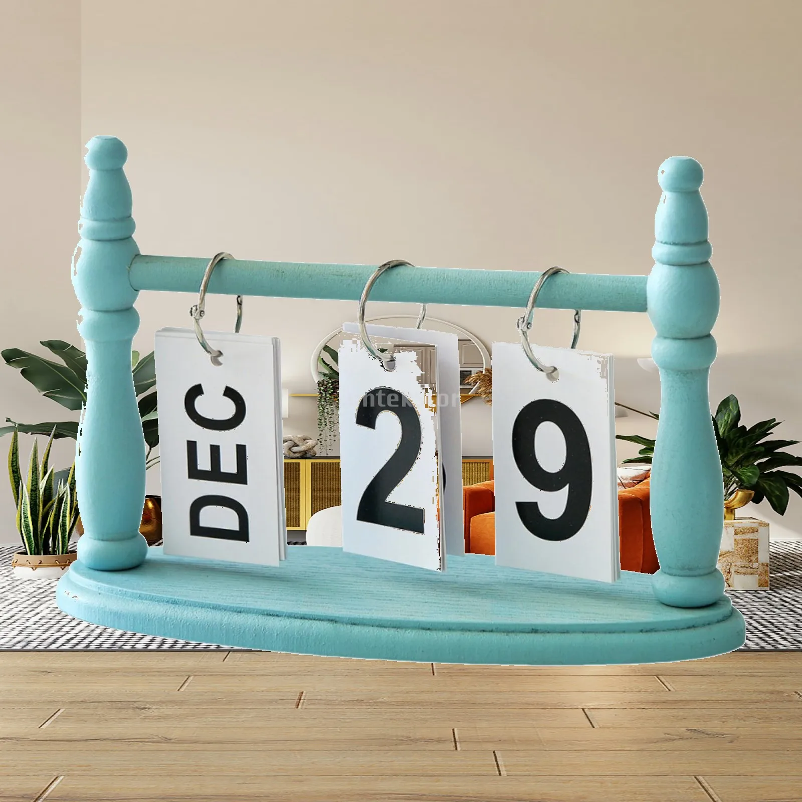 Folding Desk Calendar with Wooden Base, Large Display, Small, Stylish Desk
Folding Desk Calendar with Wooden Base, Large Display, Small, Stylish Desk