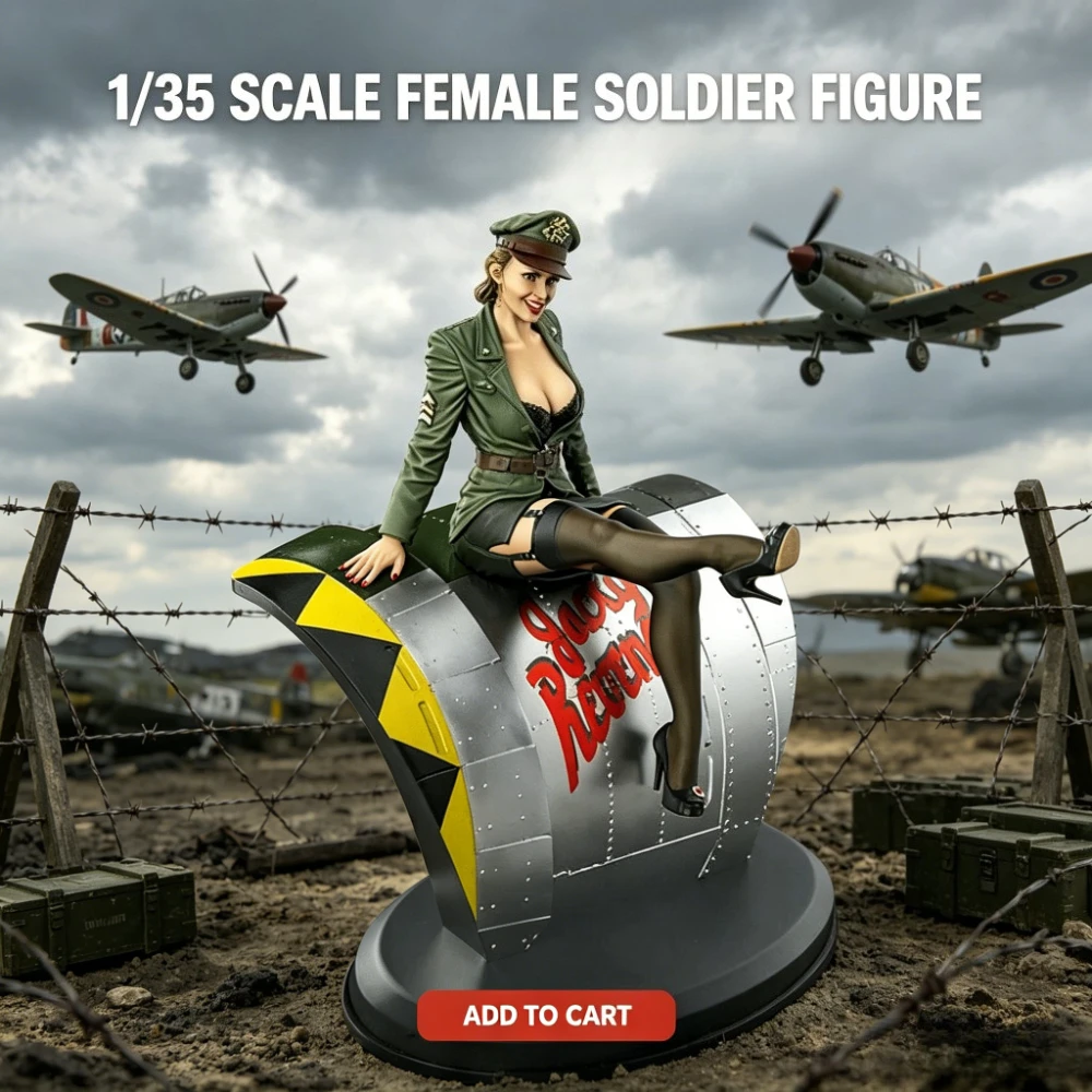 1/35 Casting Resin Model Set Display, Static Pilot, Resin Model, Requires Assembly, Unpainted
1/35 Casting Resin Model Set Display, Static Pilot, Resin Model, Requires Assembly, Unpainted