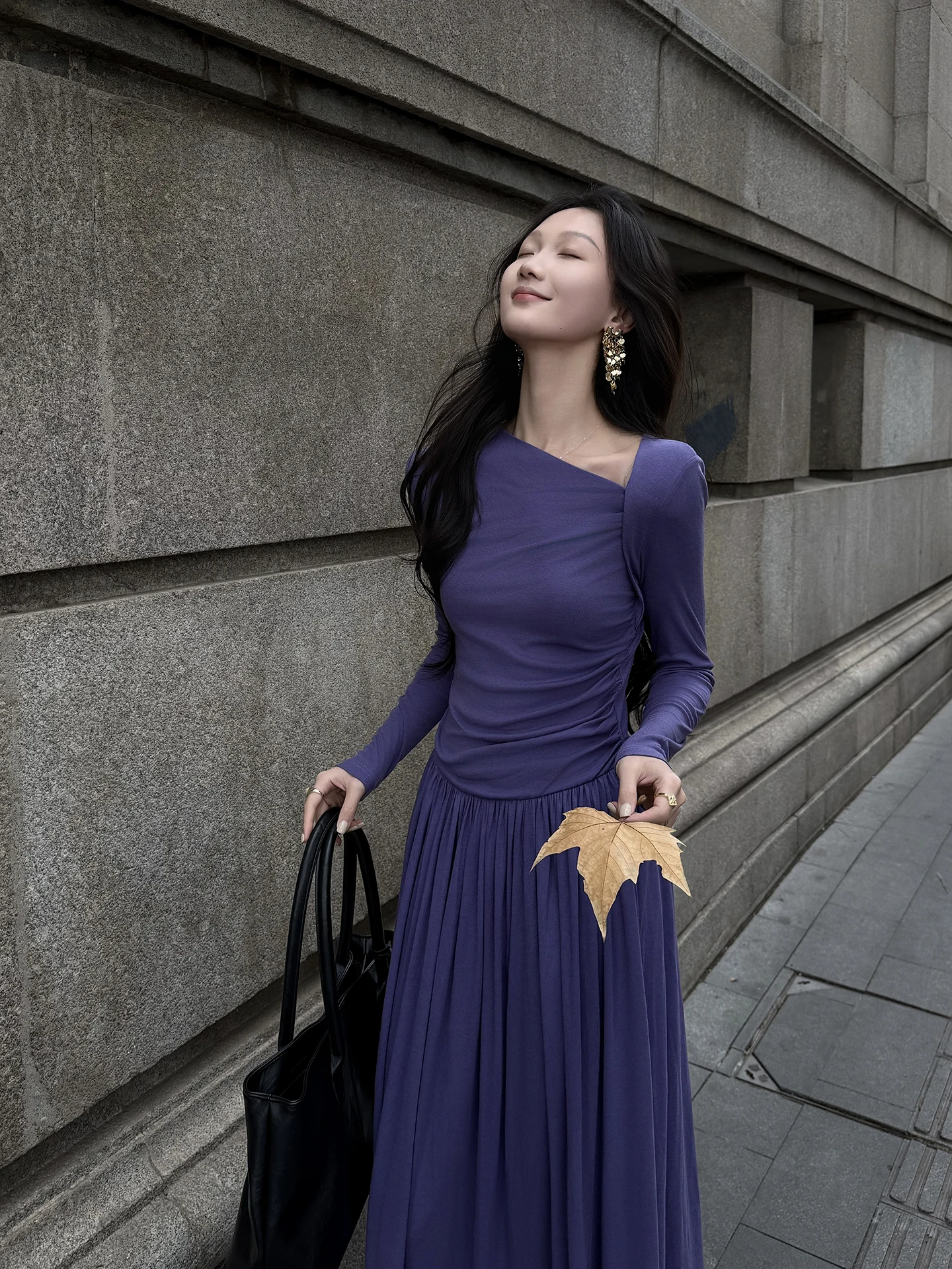 SUYE Wool Blend Slim Fit Knitted Dress Elegant Purple High Waist A-Line Silhouette Intellectual Style Long Sleeve Spring Dres...
SUYE Wool Blend Slim Fit Knitted Dress Elegant Purple High Waist A-Line Silhouette Intellectual Style Long Sleeve Spring Dres...