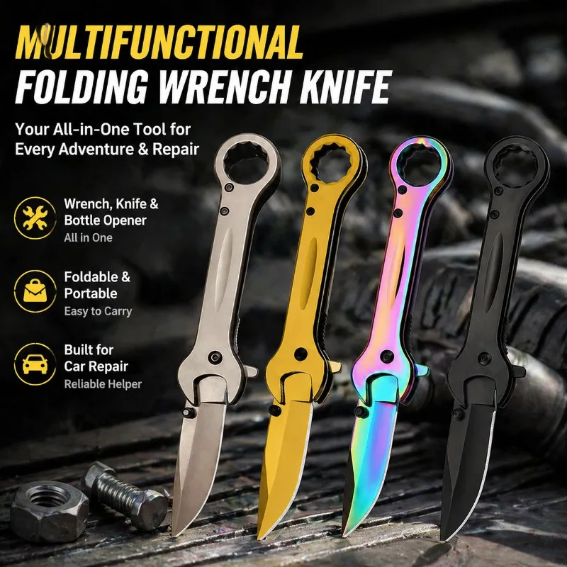 Multifunctional Wrench Folding Knife Star Open End Portable Foldable Repair Tool Compact Handheld Design Ideal for Hardware
Multifunctional Wrench Folding Knife Star Open End Portable Foldable Repair Tool Compact Handheld Design Ideal for Hardware