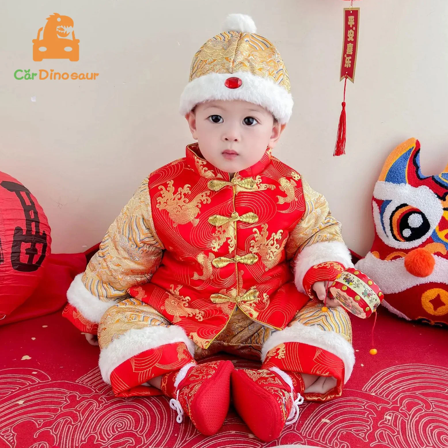 2025 Winter Baby Tangsuit 6-36M Children Kids Boys Girls First Birthday Customes Thicken Warm Tops+Pants With Hat 3 Pcs Outfits
2025 Winter Baby Tangsuit 6-36M Children Kids Boys Girls First Birthday Customes Thicken Warm Tops+Pants With Hat 3 Pcs Outfits