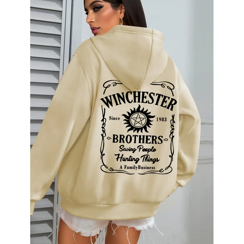 Letter Print Hoodie Women's Drawstring Hooded Sweatshirt Cross-Border Spring 2026 Fashion Ladies' Casual Comfortable Top
Letter Print Hoodie Women's Drawstring Hooded Sweatshirt Cross-Border Spring 2026 Fashion Ladies' Casual Comfortable Top