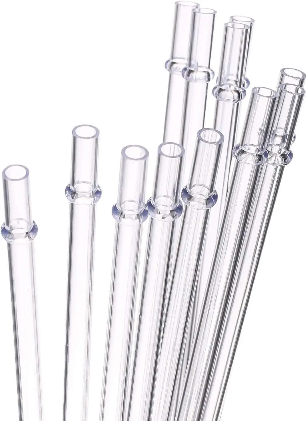 8 Inch Clear Reusable Thick Plastic Drinking Straws for Mason Jars, Set of 12 with Cleaning Brush
8 Inch Clear Reusable Thick Plastic Drinking Straws for Mason Jars, Set of 12 with Cleaning Brush