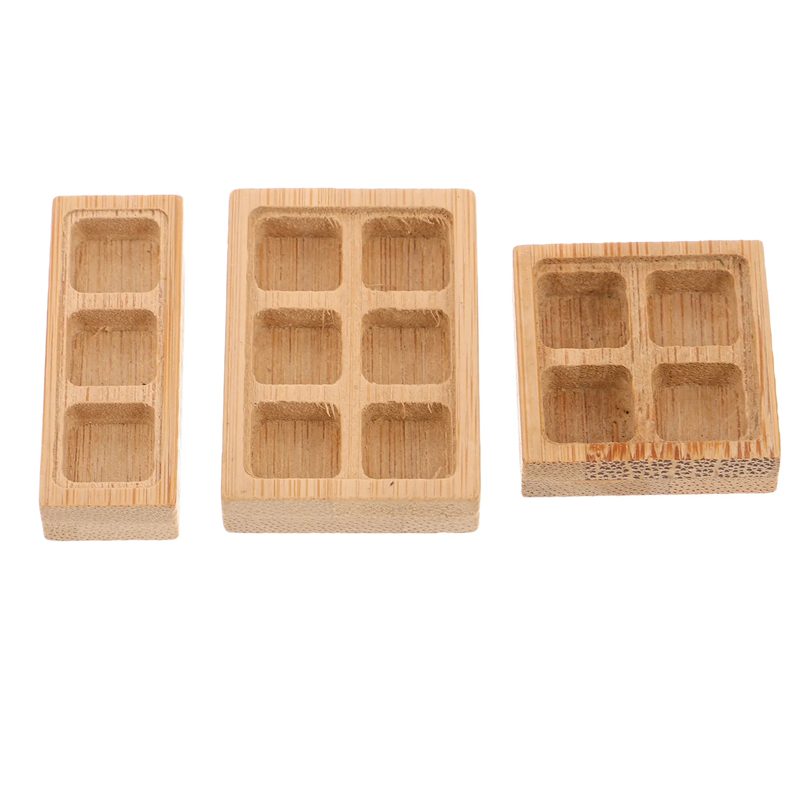 3Pcs Bamboo Miniature Wooden Platter Light Wood Grid Tray Dollhouse Kitchen Accessories Mini Wood Serving Tray Candy Snack
3Pcs Bamboo Miniature Wooden Platter Light Wood Grid Tray Dollhouse Kitchen Accessories Mini Wood Serving Tray Candy Snack
