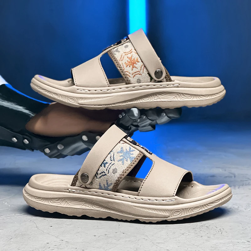 Men Summer Single Band Casual Slides Breathable Comfortable Wear-resistant Indoor Outdoor Walking Sandals
Men Summer Single Band Casual Slides Breathable Comfortable Wear-resistant Indoor Outdoor Walking Sandals