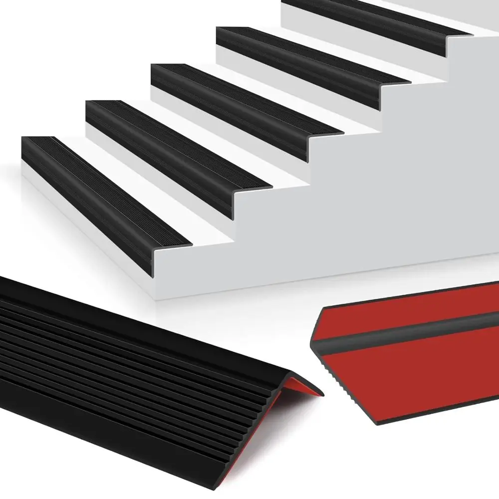 High Quality 100cm Stair Safety Strip Self-Adhesive Non-Slip Corner Trim Flexible Staircase Step Tape Indoor Outdoor
High Quality 100cm Stair Safety Strip Self-Adhesive Non-Slip Corner Trim Flexible Staircase Step Tape Indoor Outdoor