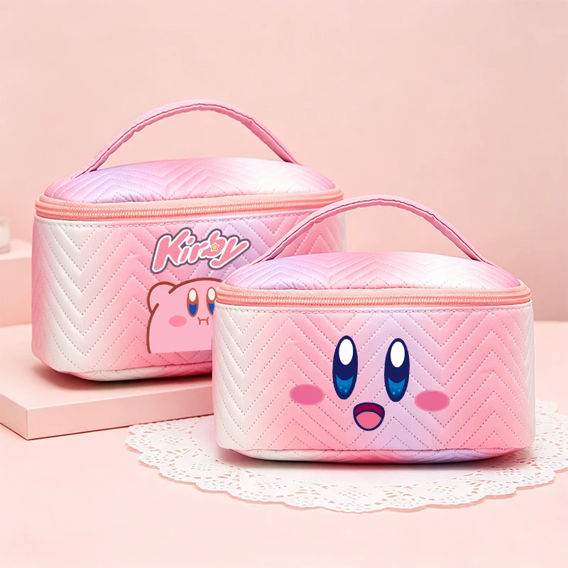 Kirbys Women Makeup Bag Cartoon Portable Toiletry Bags Girl Kawaii Travel Large Capacity Storage Wash Bag Cute Makeup Pouch Gift
Kirbys Women Makeup Bag Cartoon Portable Toiletry Bags Girl Kawaii Travel Large Capacity Storage Wash Bag Cute Makeup Pouch Gift