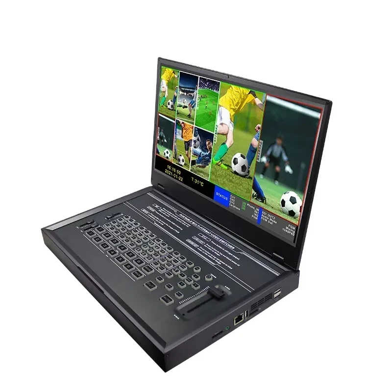 DeviceWell HDS9336 portable 6-channel switcher live broadcast 15.6-inch LCD display Portable switching table (4SDI +2HDMI)
DeviceWell HDS9336 portable 6-channel switcher live broadcast 15.6-inch LCD display Portable switching table (4SDI +2HDMI)