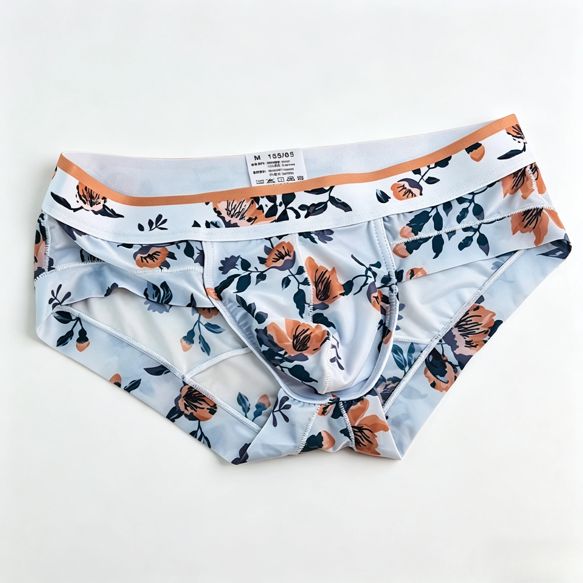 Men's Floral Print Triangle Briefs, Ultra-Thin Breathable Underwear Youth Fashion Quick Dry Cool Feel Lightweight Daily Knickers
Men's Floral Print Triangle Briefs, Ultra-Thin Breathable Underwear Youth Fashion Quick Dry Cool Feel Lightweight Daily Knickers