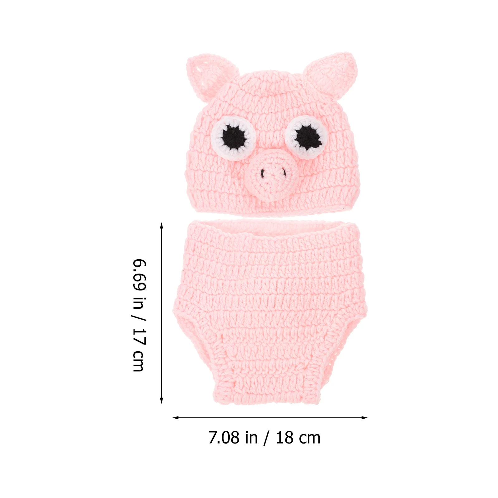 1Set Baby Photography Costume Newborn Wool Knitting Pig Photo Shoot Hat Pants Outfit Costume Baby Photography Props
1Set Baby Photography Costume Newborn Wool Knitting Pig Photo Shoot Hat Pants Outfit Costume Baby Photography Props