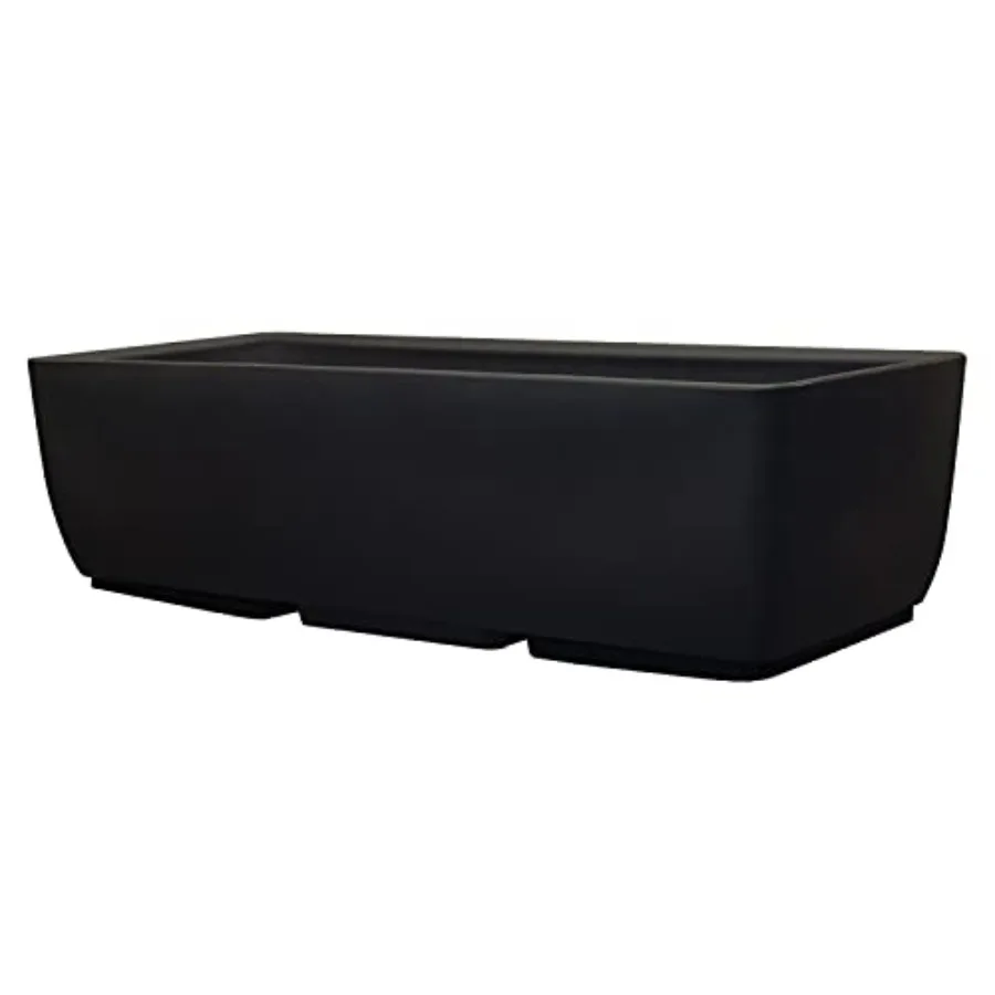 36 x 15 Rectangular Garden Planter for Indoor or Outdoor Gardening Black - Durable Stylish and Weather-Resistant Planter for Mo
36 x 15 Rectangular Garden Planter for Indoor or Outdoor Gardening Black - Durable Stylish and Weather-Resistant Planter for Mo