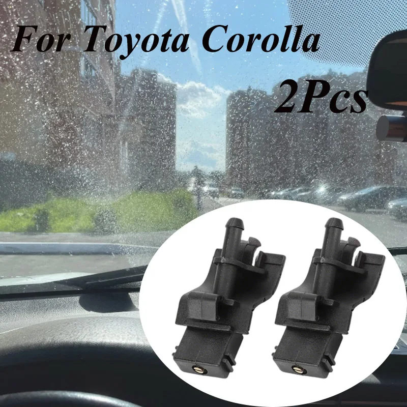 2Pcs Front Windshield Washer Nozzle for Toyota Corolla Camry Highlander 4Runner Avensis Lexus | Car Wiper Spray Jet Kit
2Pcs Front Windshield Washer Nozzle for Toyota Corolla Camry Highlander 4Runner Avensis Lexus | Car Wiper Spray Jet Kit