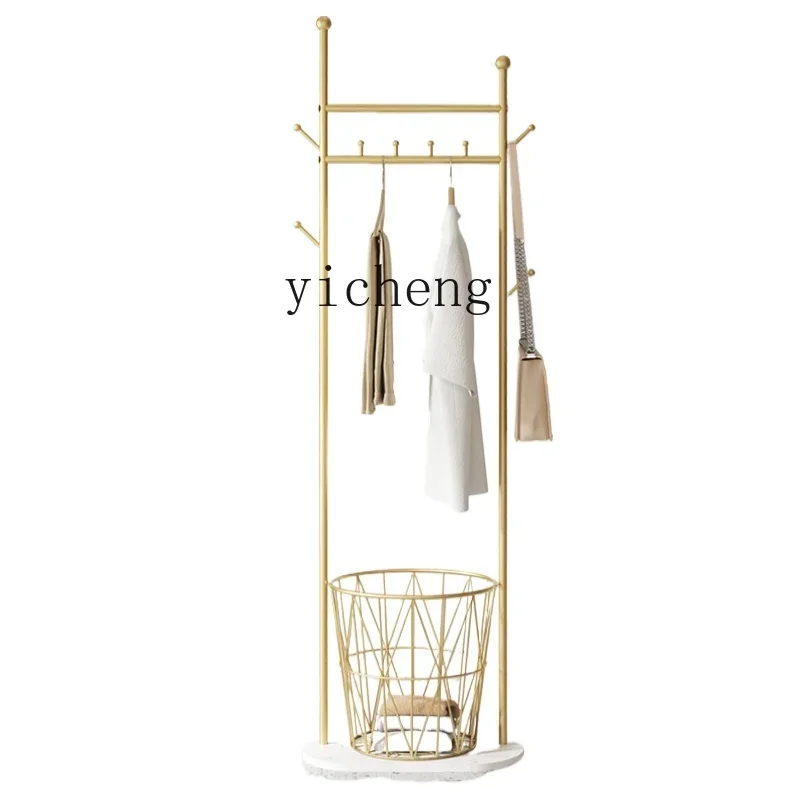 ZF wrought iron hanger floor-to-ceiling bedroom household storage marble storage coat rack
ZF wrought iron hanger floor-to-ceiling bedroom household storage marble storage coat rack