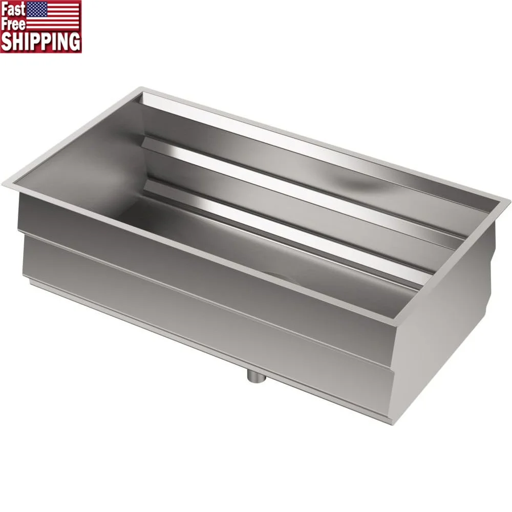33 Inch Stainless Steel Single Bowl Workstation Kitchen Sink Undermount Installation Accessories Cutting Board Colander Racks
33 Inch Stainless Steel Single Bowl Workstation Kitchen Sink Undermount Installation Accessories Cutting Board Colander Racks