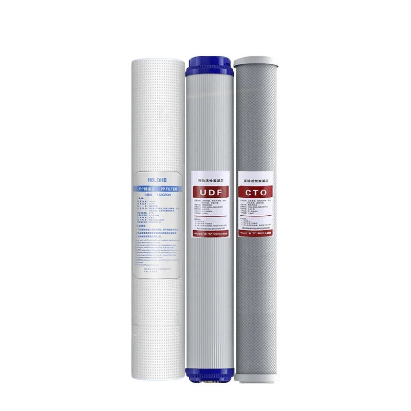 50PCS 4.5 X 20 Inch Granular Activated Carbon PP Filter Cartridge 10 Micron Water Filter for Outdoor and Hotel Whole House Use
50PCS 4.5 X 20 Inch Granular Activated Carbon PP Filter Cartridge 10 Micron Water Filter for Outdoor and Hotel Whole House Use