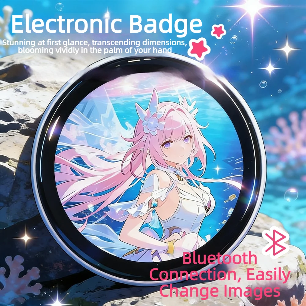 New Anime E-Badge HD Screen Smart Dynamic Badge For E-Badge Bluetooth Anime Digital Pin With App Control For Photos & Animations
New Anime E-Badge HD Screen Smart Dynamic Badge For E-Badge Bluetooth Anime Digital Pin With App Control For Photos & Animations
