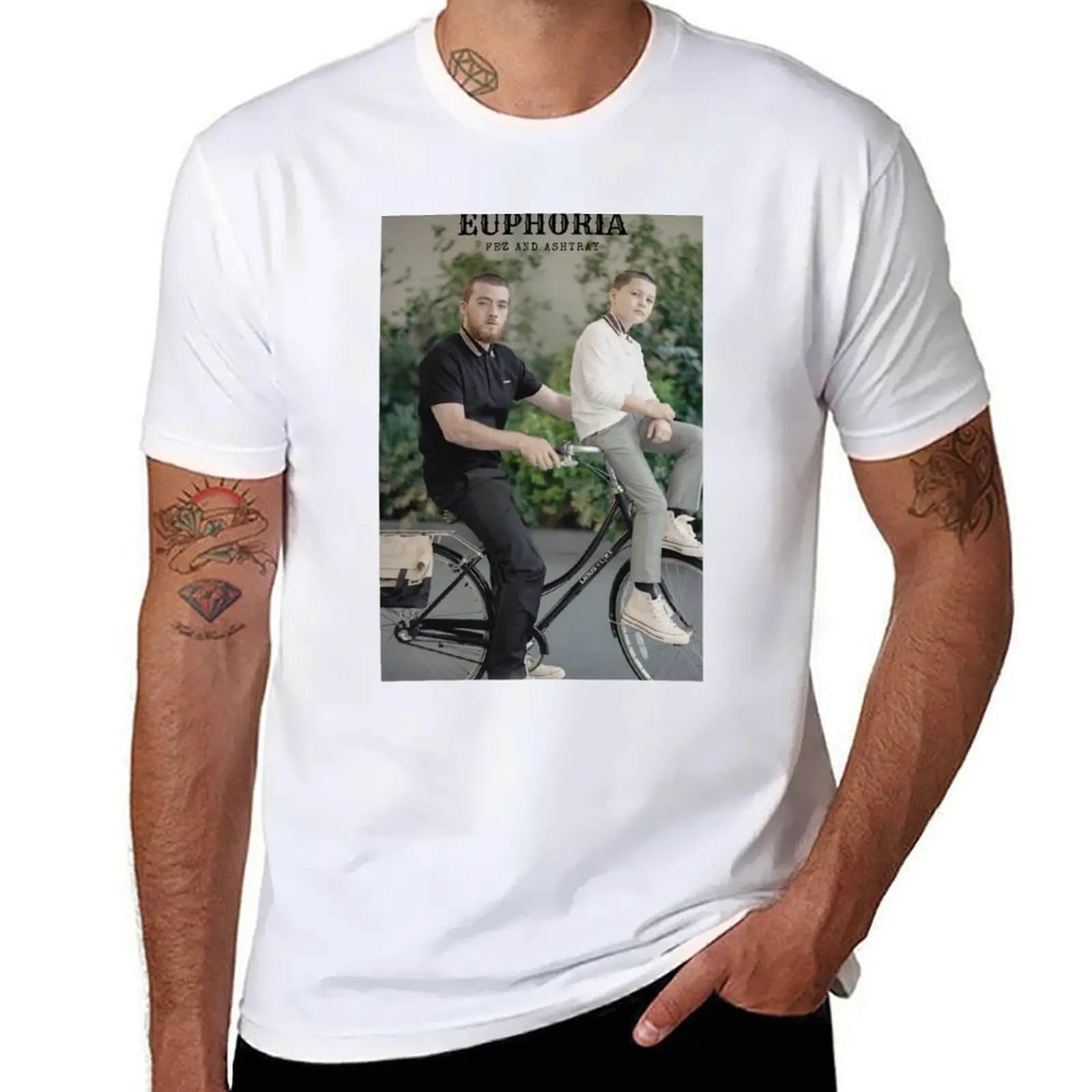 Fez And Ashtray, Euphoria 2 T-Shirt t shirts cotton 100% mens graphic t shirts T-Shirt
Fez And Ashtray, Euphoria 2 T-Shirt t shirts cotton 100% mens graphic t shirts T-Shirt