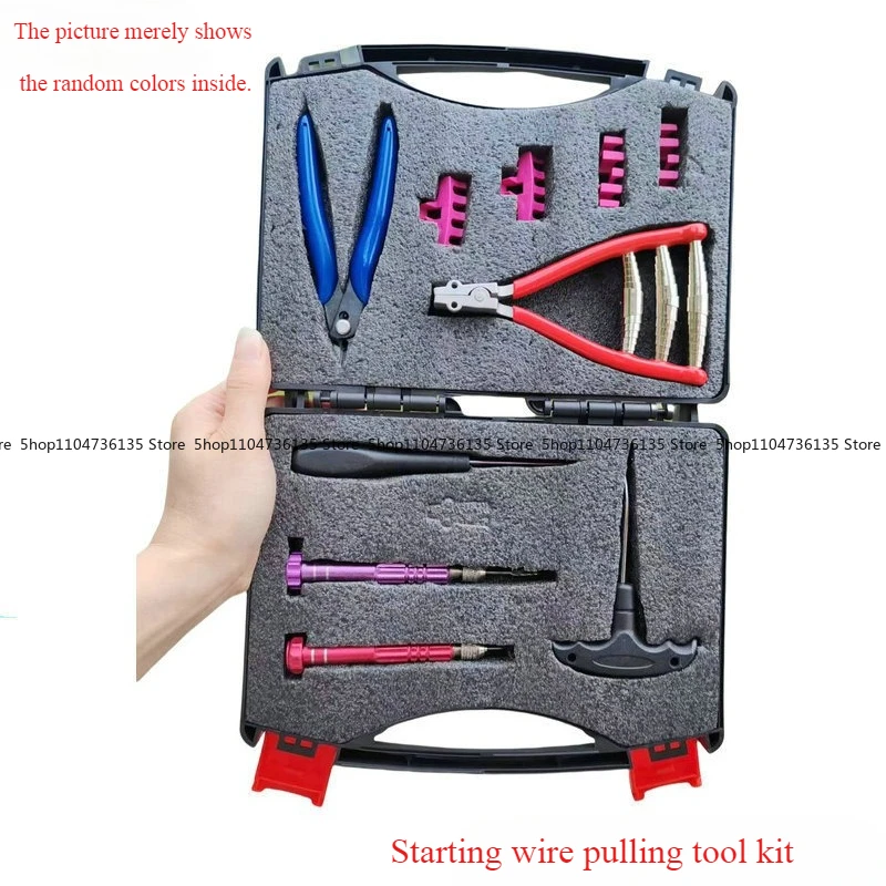 Ракетка для бадминтона, машина для нанизывания струн, машина для натяжения струн, стартовый зажим, конус для струн, кусачки для струн, плоскогубцы с изогнутыми губками, защитный комплект
Ракетка для бадминтона, машина для нанизывания струн, машина для натяжения струн, стартовый зажим, конус для струн, кусачки для струн, плоскогубцы с изогнутыми губками, защитный комплект