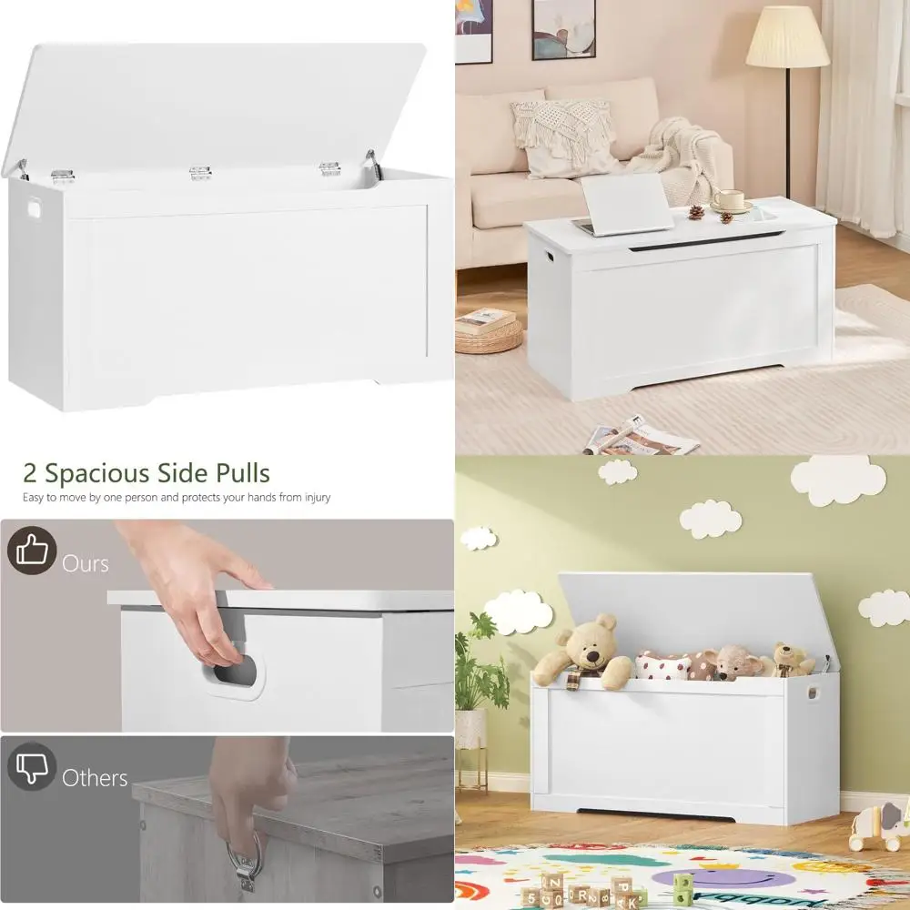 Скамья для хранения с подъемным верхом, ящик для игрушек диаметром 39,4 дюйма для гостиной, защитный навесной сундук с багажником для хранения
Скамья для хранения с подъемным верхом, ящик для игрушек диаметром 39,4 дюйма для гостиной, защитный навесной сундук с багажником для хранения