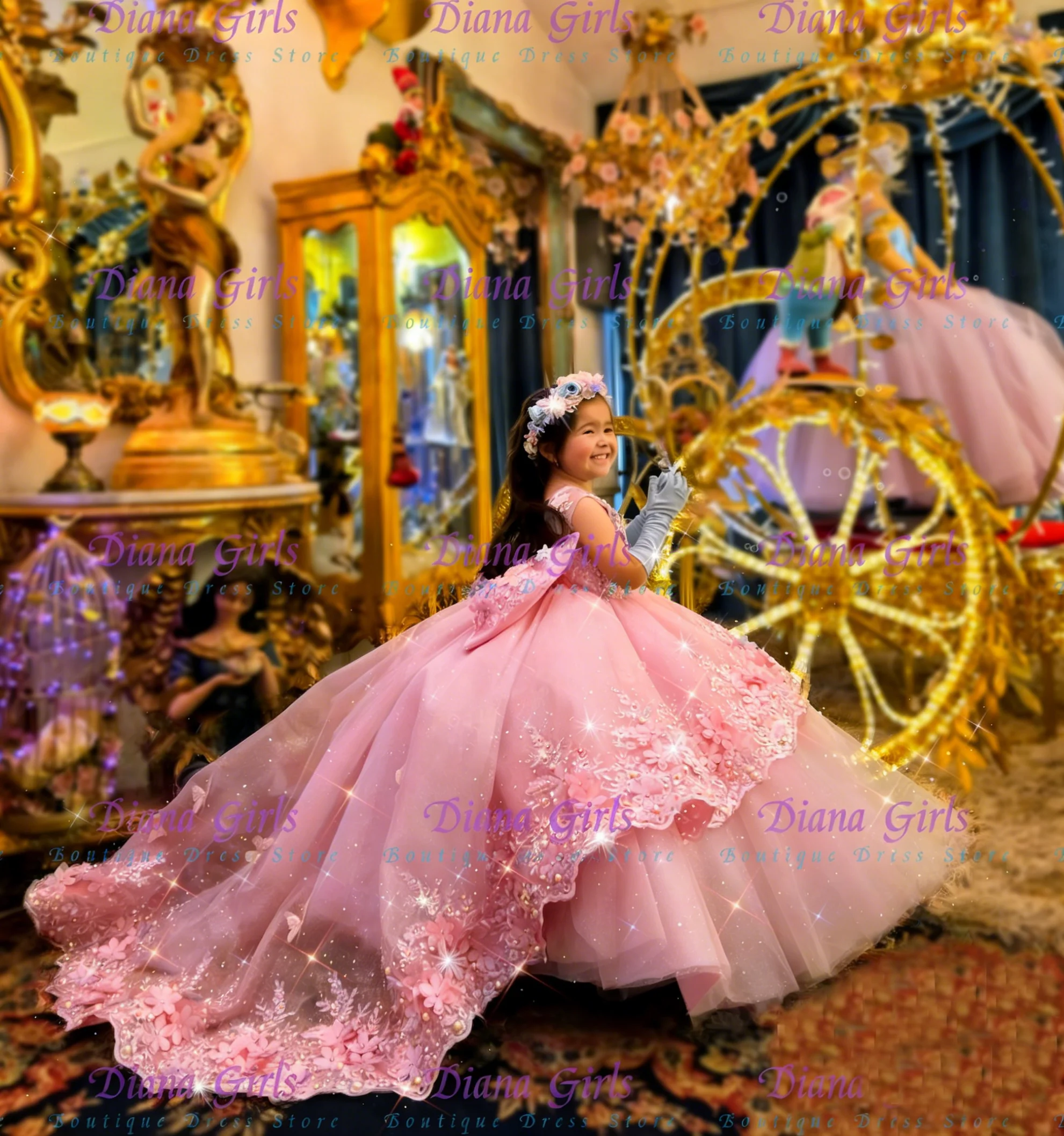Quality Gorgeous Flower Girl Dress Tulle Fluffy With Exquisite Applique for Little Princess Wedding Birthday Party Ball Gown
Quality Gorgeous Flower Girl Dress Tulle Fluffy With Exquisite Applique for Little Princess Wedding Birthday Party Ball Gown