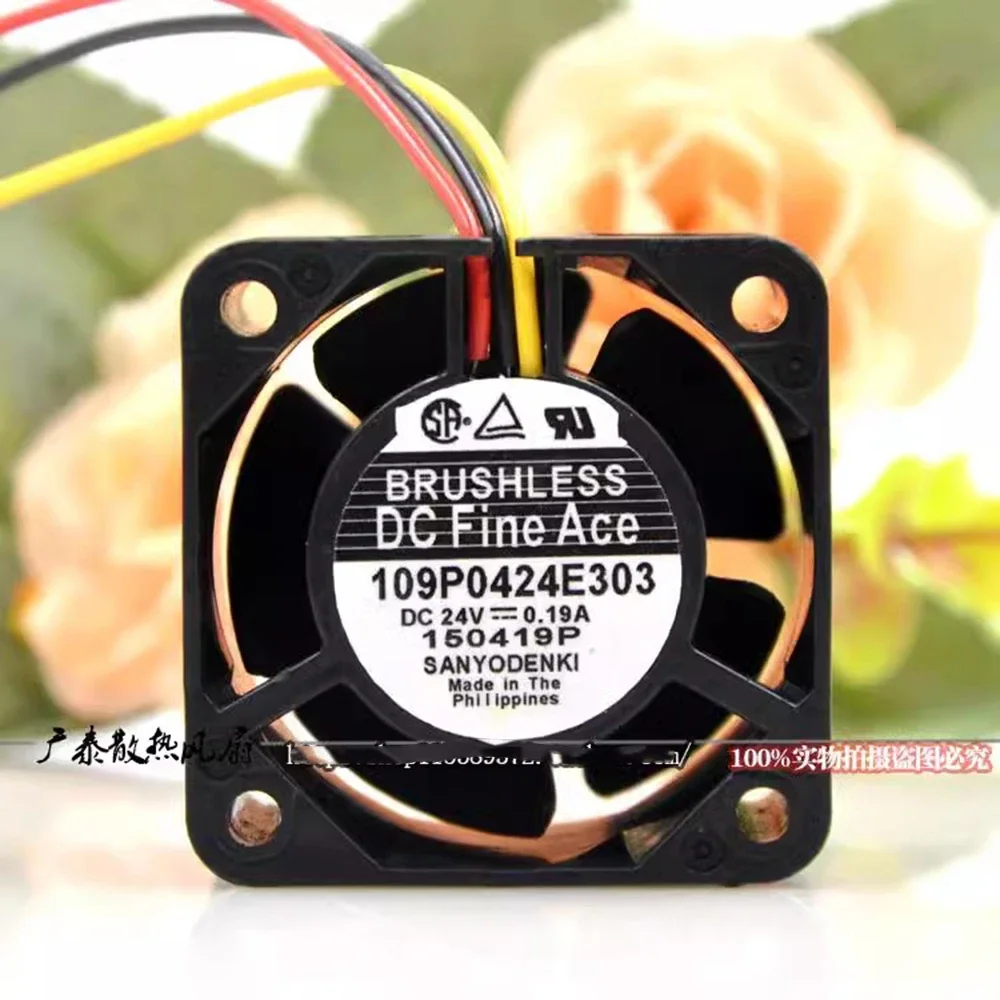 For Sanyo 109P0424E303 0.19A 4028 24V 4cm 4 cm large wind frequency converter fan
For Sanyo 109P0424E303 0.19A 4028 24V 4cm 4 cm large wind frequency converter fan