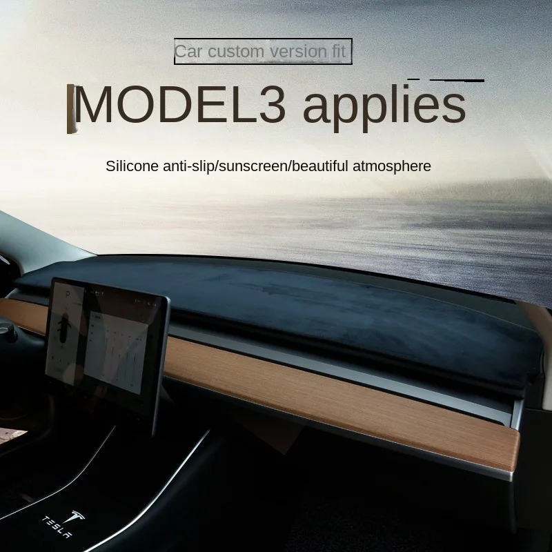 Suitable for Tesla MODEL 3/Y dashboard light blocking pad, sun protection and shading rear window storage box dust pad
Suitable for Tesla MODEL 3/Y dashboard light blocking pad, sun protection and shading rear window storage box dust pad