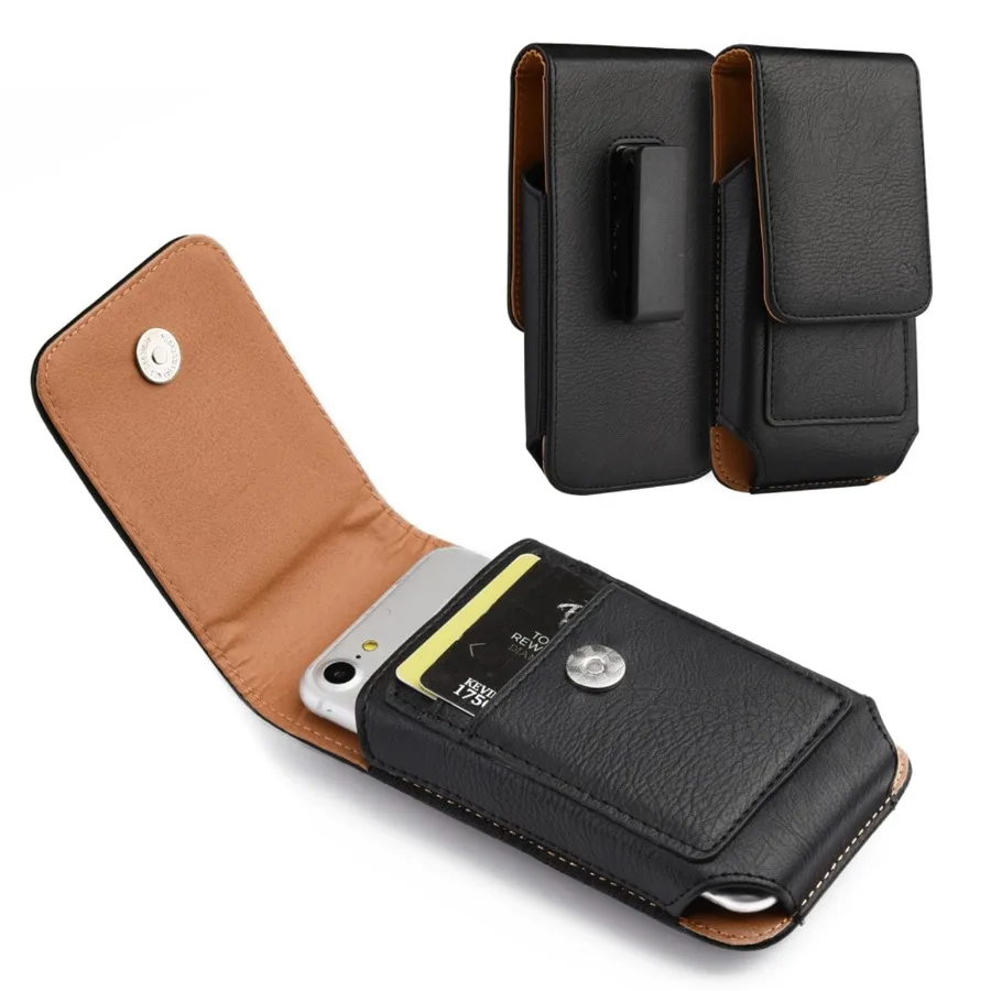 Universl Vegan Leather 6.75x3.75x0.75 Large Vertical Cell Phone Belt Clip On and Belt Loop Holster Case
Universl Vegan Leather 6.75x3.75x0.75 Large Vertical Cell Phone Belt Clip On and Belt Loop Holster Case