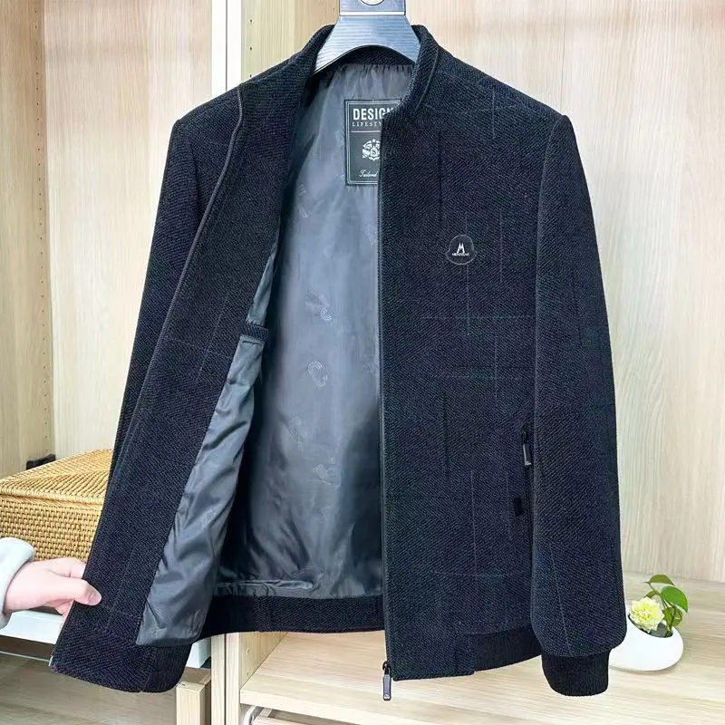 Thiened Men's Jaet Outerwear for Middle-Aged And ly Autumn Winter Spring Cotton Coat Dad's Autumn Clothes Long Sve
Thiened Men's Jaet Outerwear for Middle-Aged And ly Autumn Winter Spring Cotton Coat Dad's Autumn Clothes Long Sve
