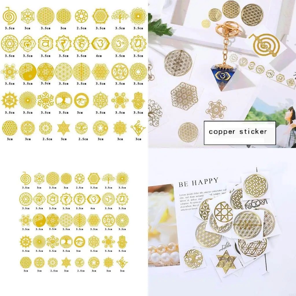40Pieces/set Resin Supply Kit Flower Life Tree Sticker Resin Filler Geometry Copper Sticker for Phone Water Bottle Decor
40Pieces/set Resin Supply Kit Flower Life Tree Sticker Resin Filler Geometry Copper Sticker for Phone Water Bottle Decor