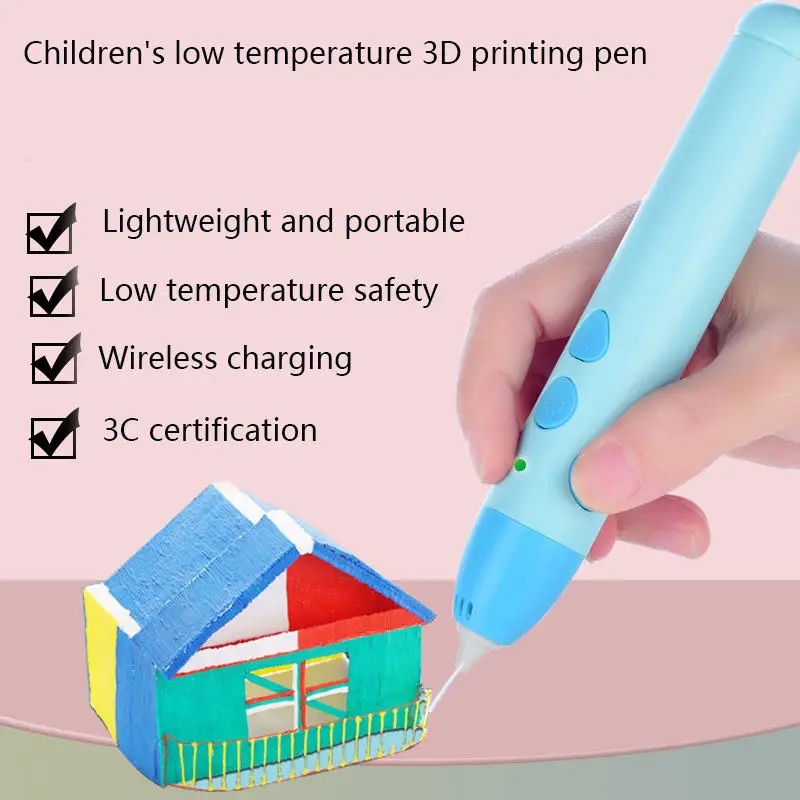 2026 Intelligent Kid's 3D Printing Pen Low Temperature Drawing Pencil Toys Original 3D Pen Christmas Birthday Gift for Children
2026 Intelligent Kid's 3D Printing Pen Low Temperature Drawing Pencil Toys Original 3D Pen Christmas Birthday Gift for Children