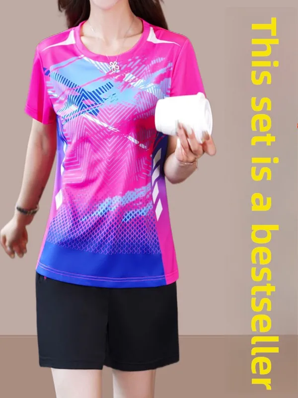 Спортивный комплект Ice Silk Qui Dry, женский летний новый тонкий повседневный костюм для бега ort Sve orts, комплект из двух предметов, полиэстер, спандекс
Спортивный комплект Ice Silk Qui Dry, женский летний новый тонкий повседневный костюм для бега ort Sve orts, комплект из двух предметов, полиэстер, спандекс