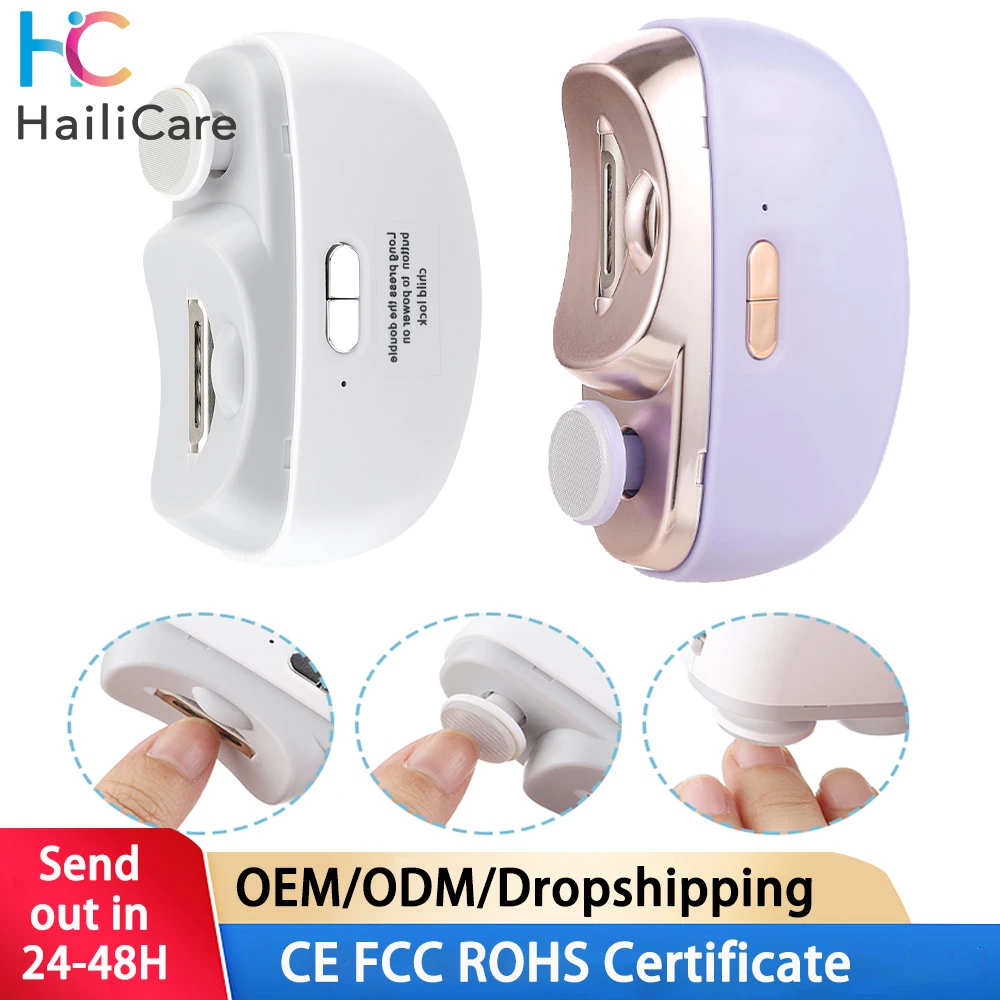 Electric Nail Clipper Grinding and Polishing with Light Automatic Nail Trimmer Rechargeable Nail Cutter Manicure for Baby Adult
Electric Nail Clipper Grinding and Polishing with Light Automatic Nail Trimmer Rechargeable Nail Cutter Manicure for Baby Adult