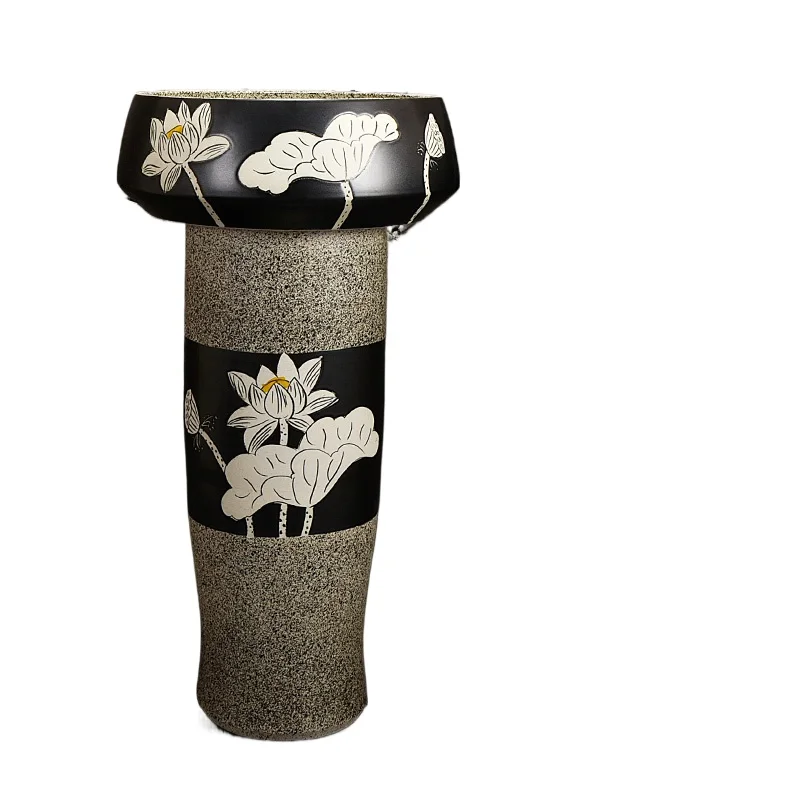 Китайская уличная колонна, умывальник в стиле ретро, умывальник в виде лотоса, двор от пола до потолка, встроенная керамическая раковина
Китайская уличная колонна, умывальник в стиле ретро, умывальник в виде лотоса, двор от пола до потолка, встроенная керамическая раковина