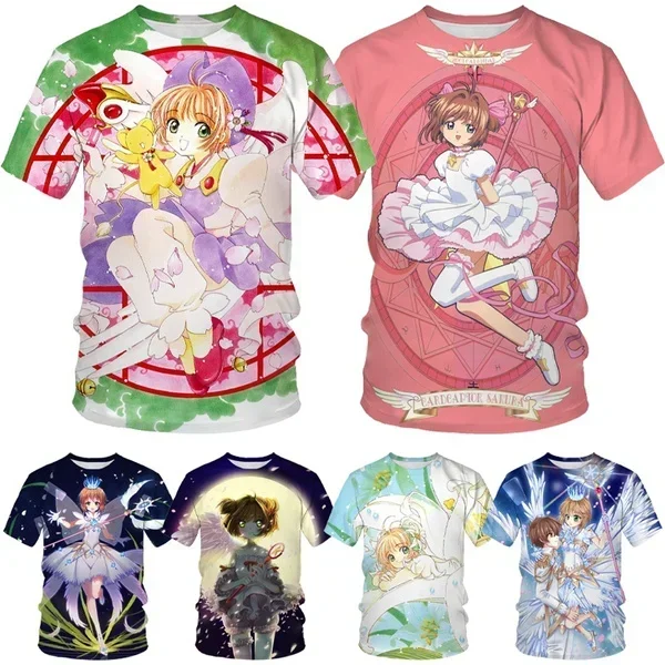 Summer Fashion Harajuku Style Top New Unisex Casual Round Neck Short Sleeve T-shirt Card Captor Sakura 3d Printing
Summer Fashion Harajuku Style Top New Unisex Casual Round Neck Short Sleeve T-shirt Card Captor Sakura 3d Printing