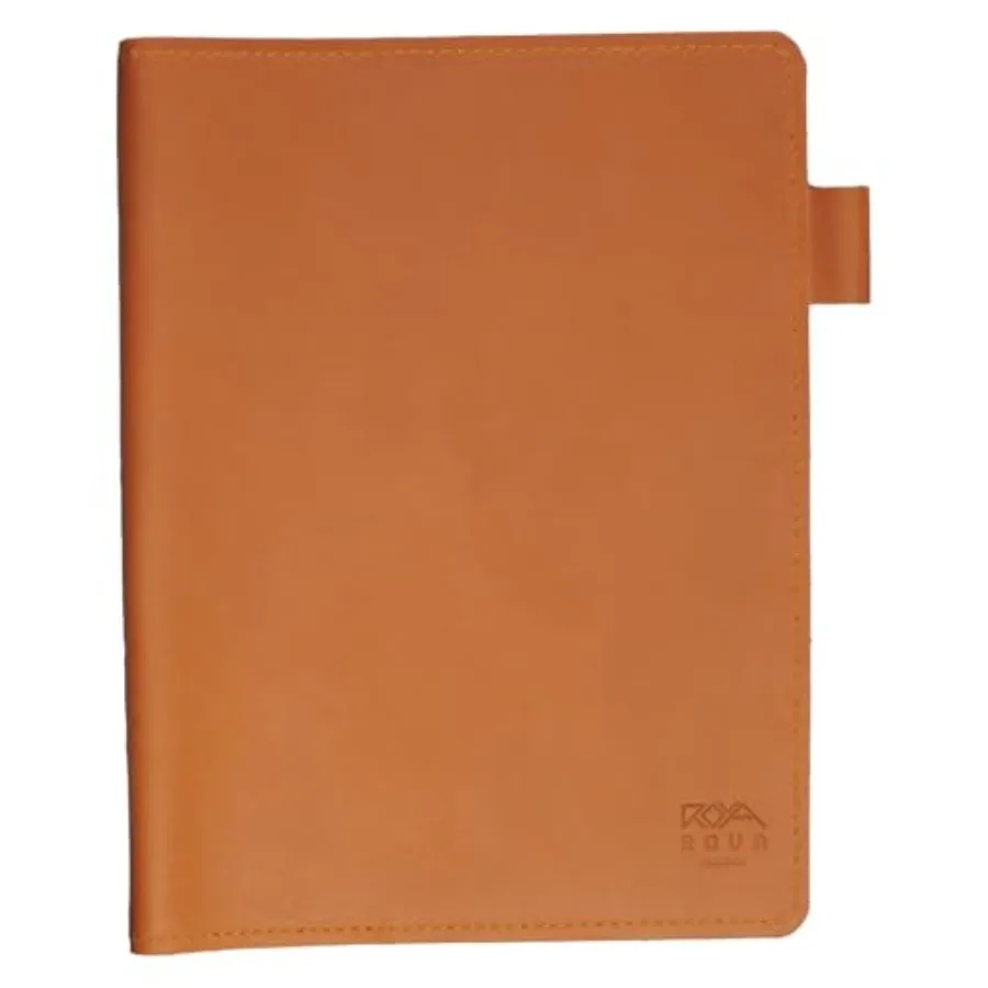 Full Grain Leather Notebook Journal Cover - Hand Crafted in the USA - Fits Moleskine XL 9.75" x 7.5" - Lay Flat Design with Pen
Full Grain Leather Notebook Journal Cover - Hand Crafted in the USA - Fits Moleskine XL 9.75" x 7.5" - Lay Flat Design with Pen